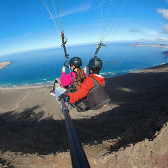 paragliding lanzarote adventure flight