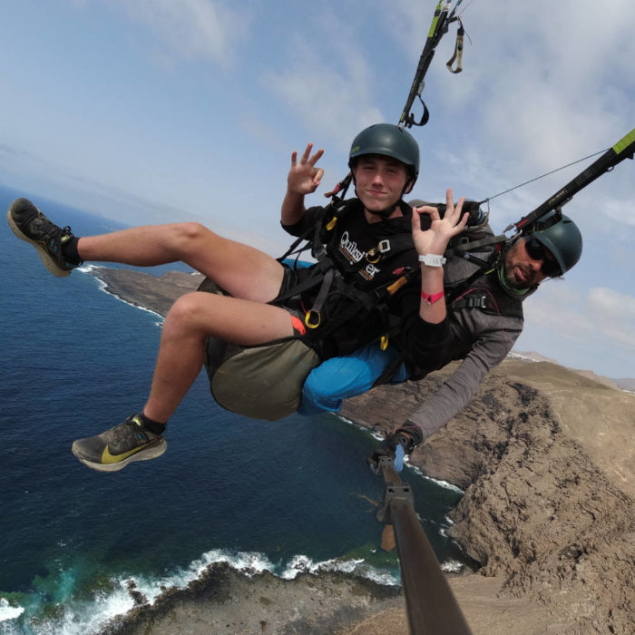 paragliding lanzarote abubila