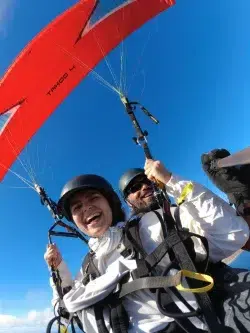 paragliding lanzarote tandem flight