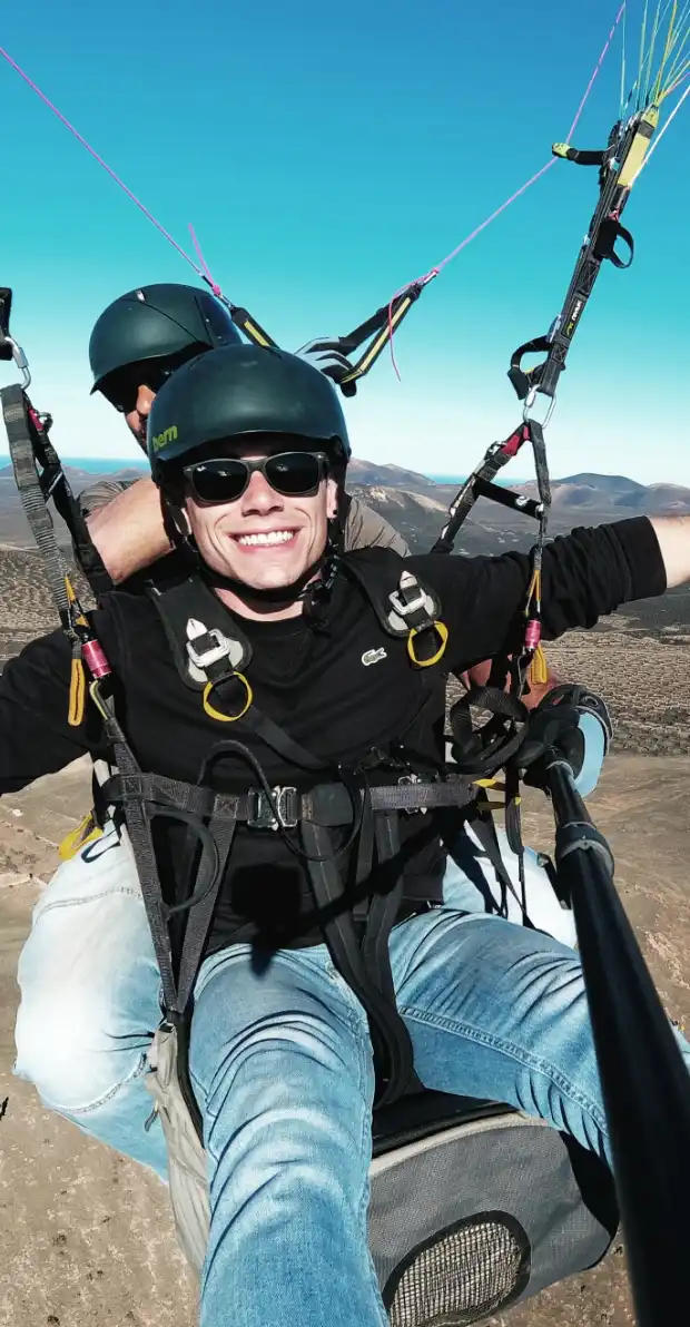 paragliding lanzarote experience flight