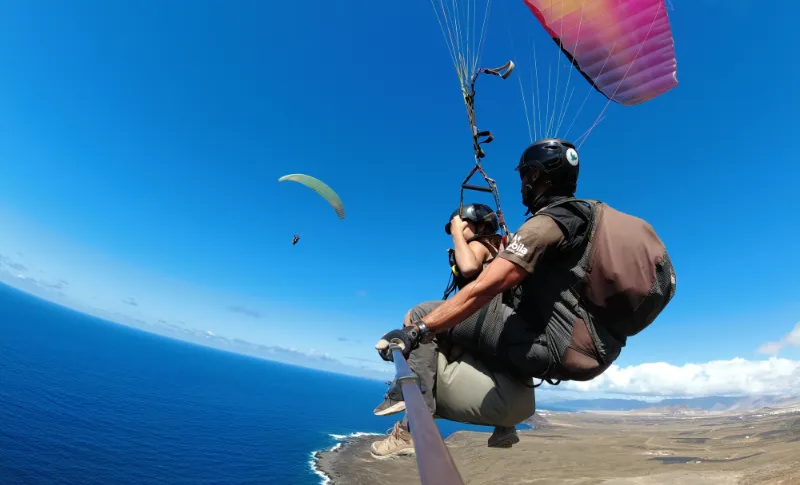 guide tandem paragliding