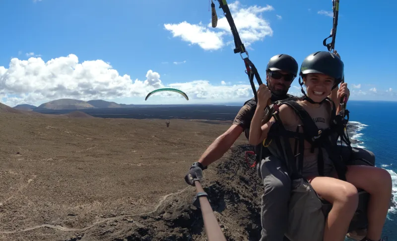 vuelo parapente biplaza