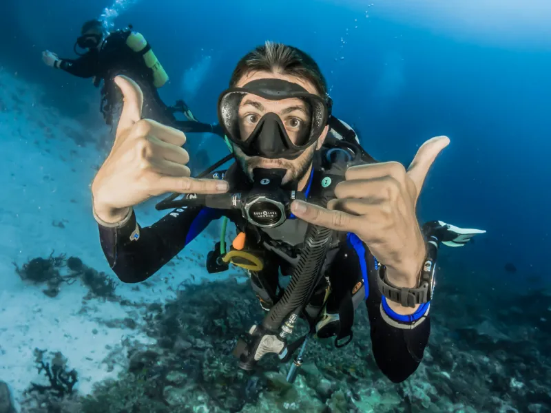 suba diving fun