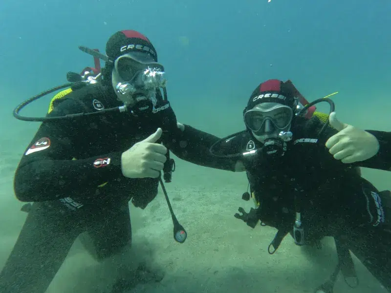 scuba diving first dive