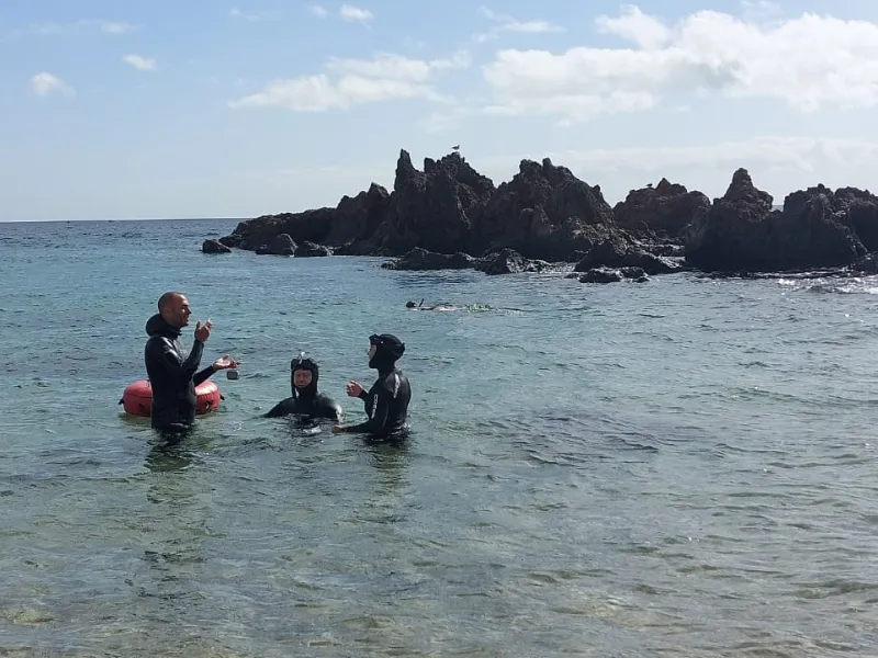 freediving lanzarote breefing