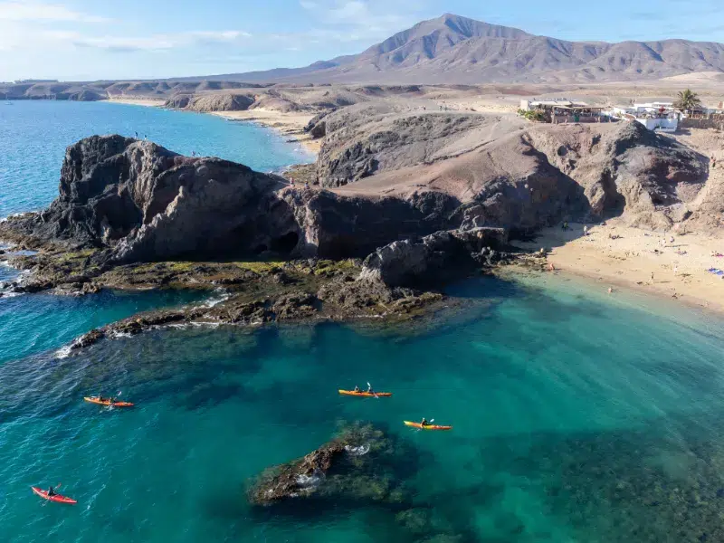 kayak papagayo lanzarote