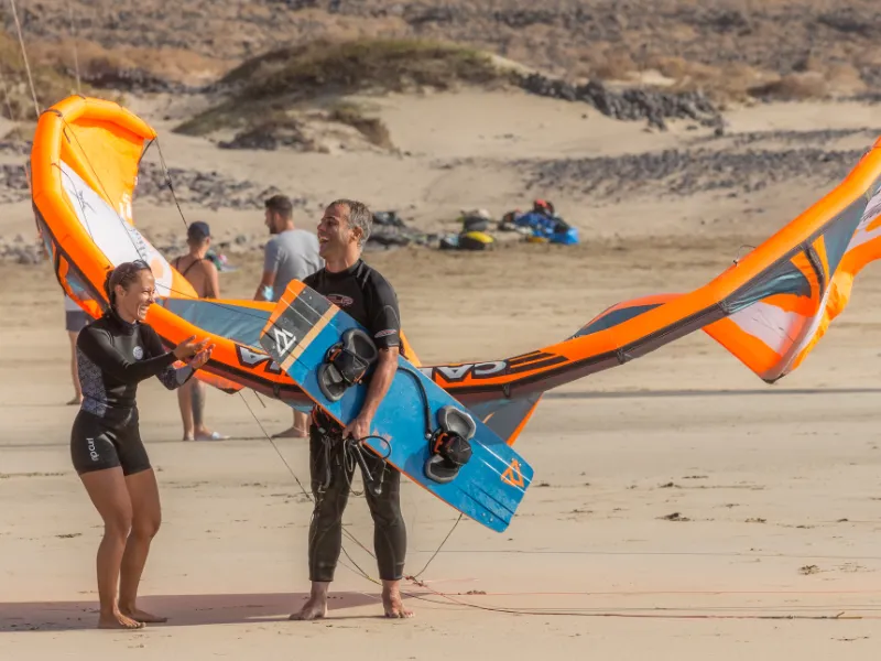 kitesurfing famara beach